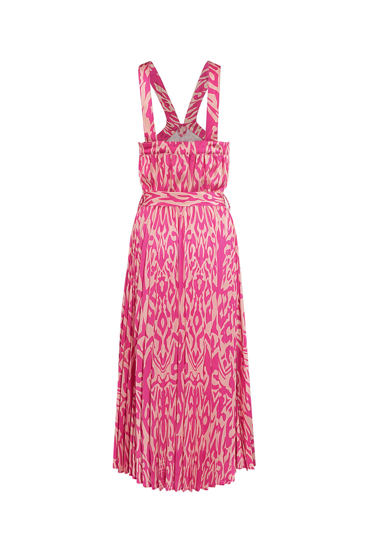 Polyester Women's Maxi Dress Halter Neck Printed Pattern Picture7