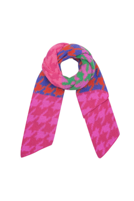Velvet Vibes Scarf - Orange Pink 2