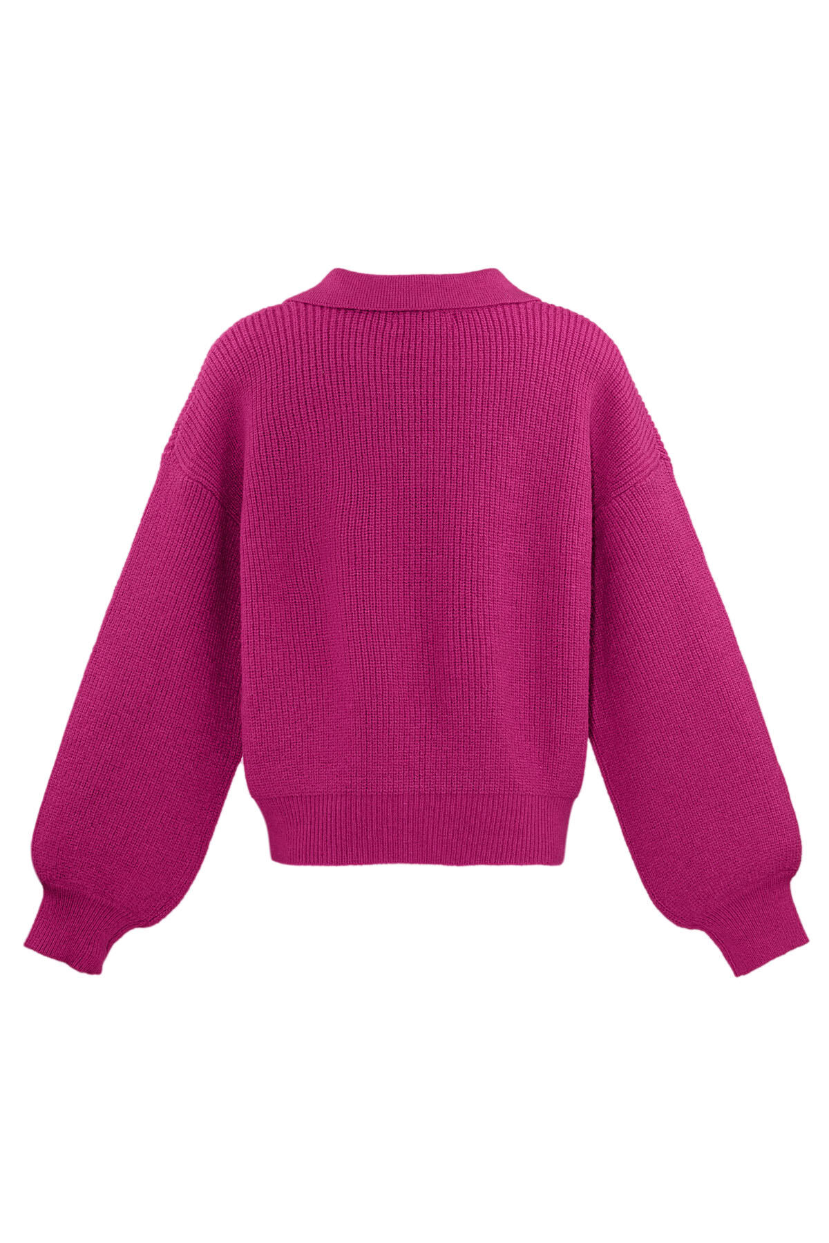 Maglione in Mistura di Lana Donna Collo Polo Taglio Oversized Immagine6