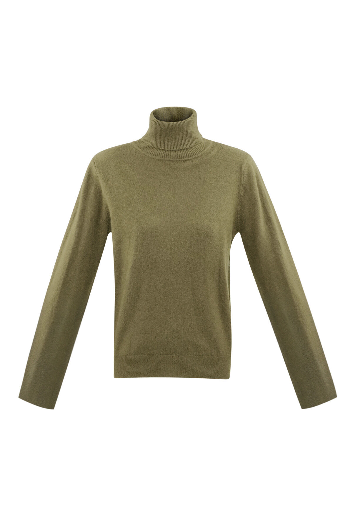 Viscose Women's Long Sleeve Turtleneck Top Sporty 