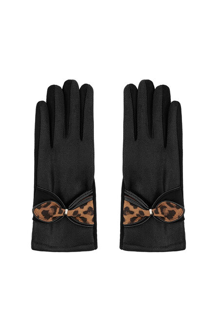 Handschuhe mit Panther-Detail 2