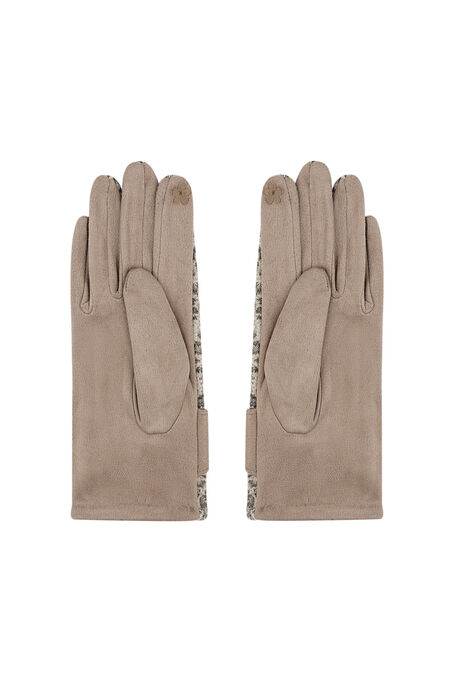 Schicke Handschuhe mit Leopardenmuster