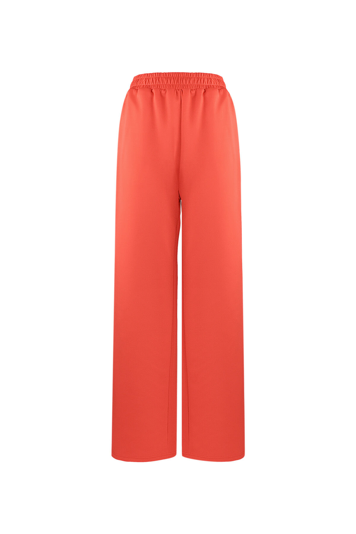 Pantalón Recto para Mujer Tejido Deportivo Color Sólido 2