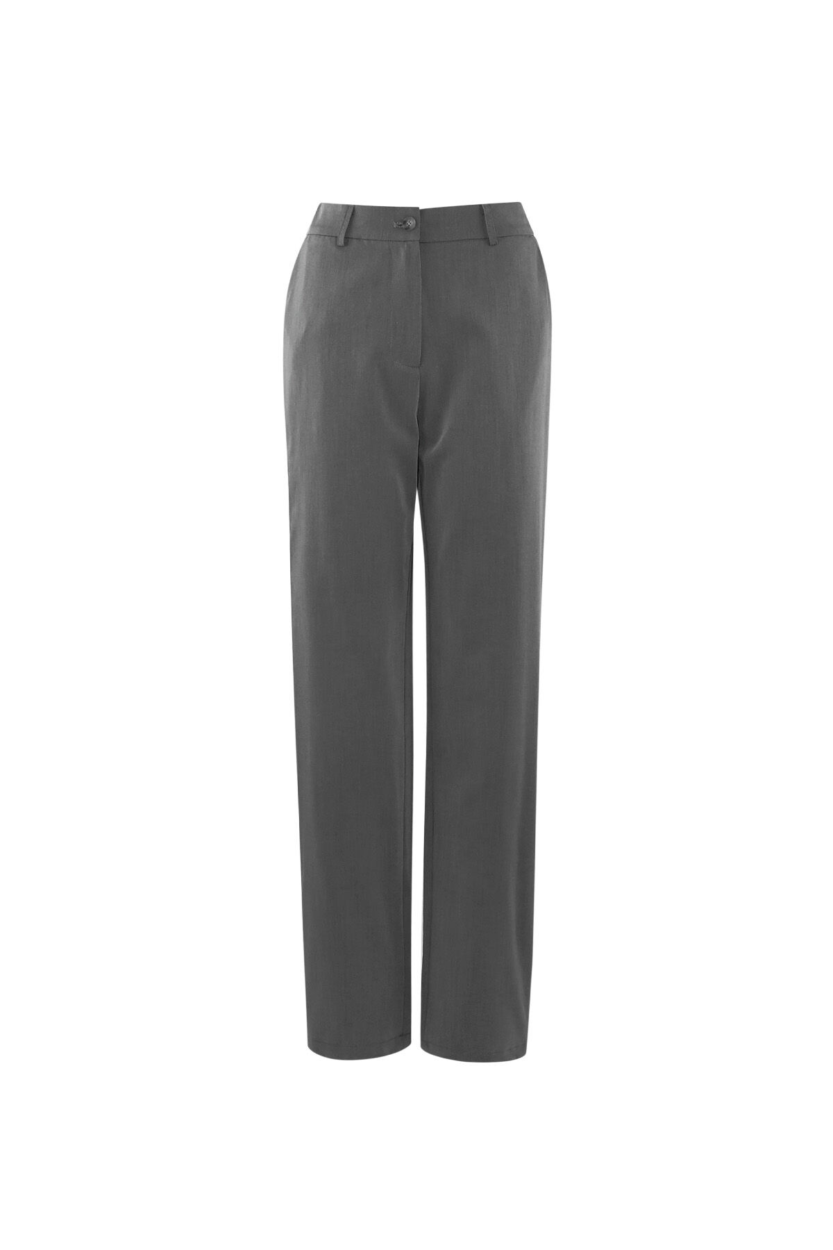 Gewebte Einfarbige Damen-Hosen Gerade Schnitt All Fit 2
