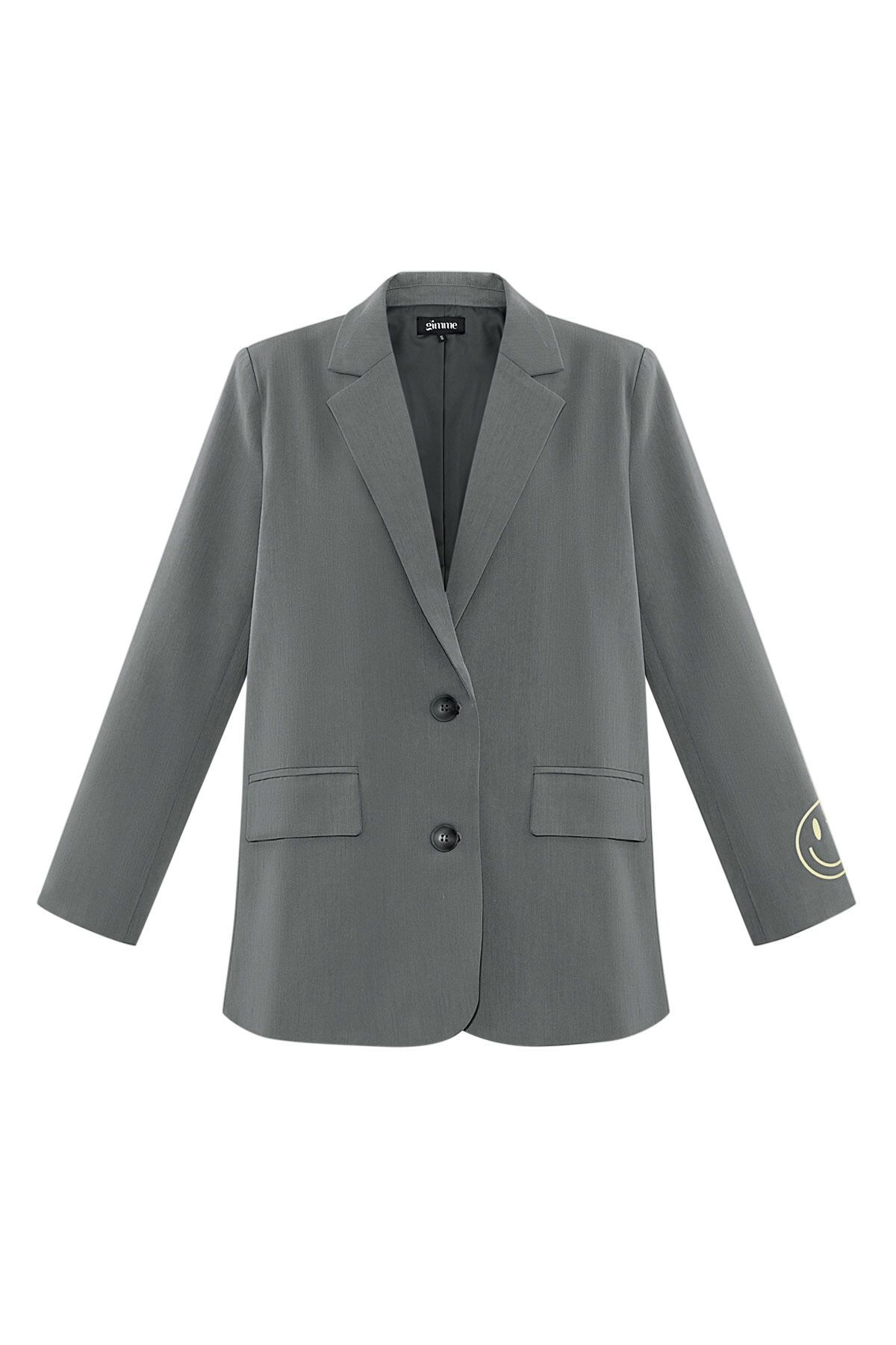 Polyester Women's Suit Set Smiley Logo Design h5 