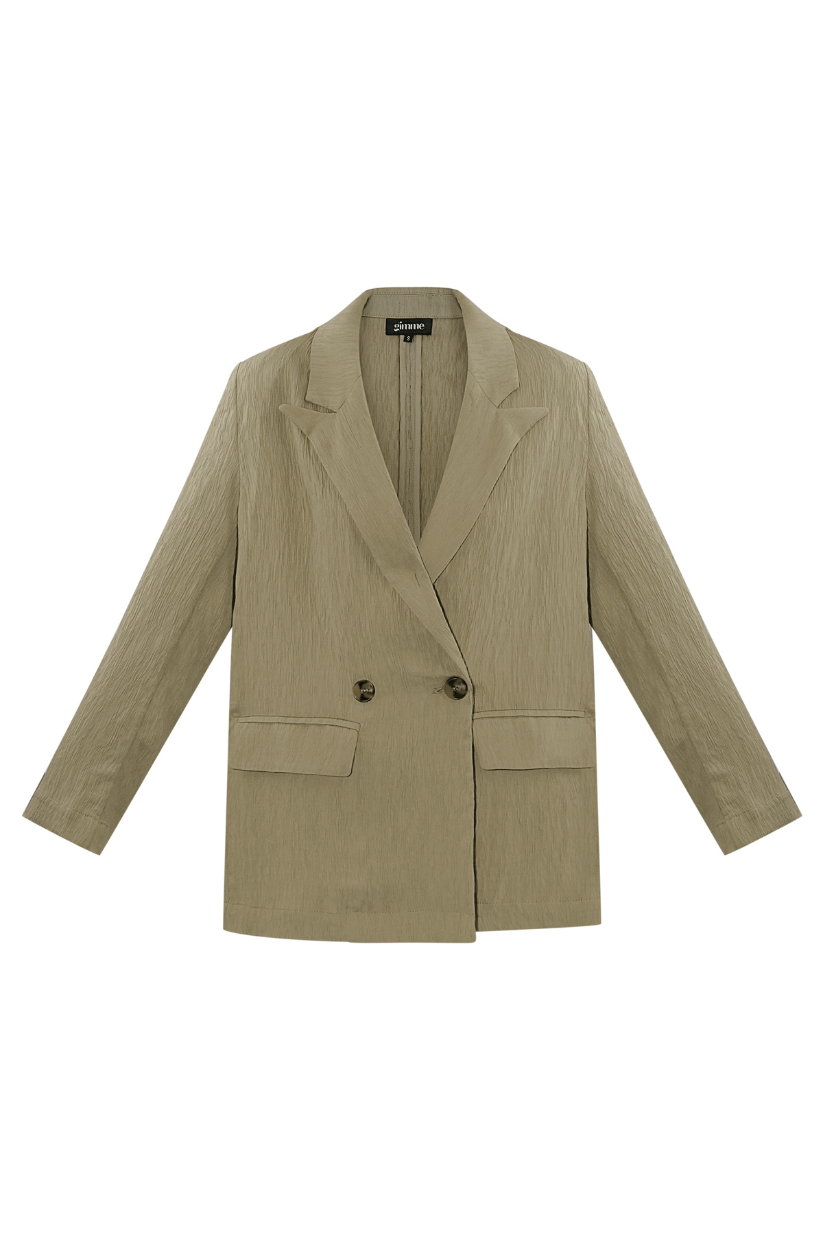 Viscose Women's Suit Set Double-Breasted Structured Fit