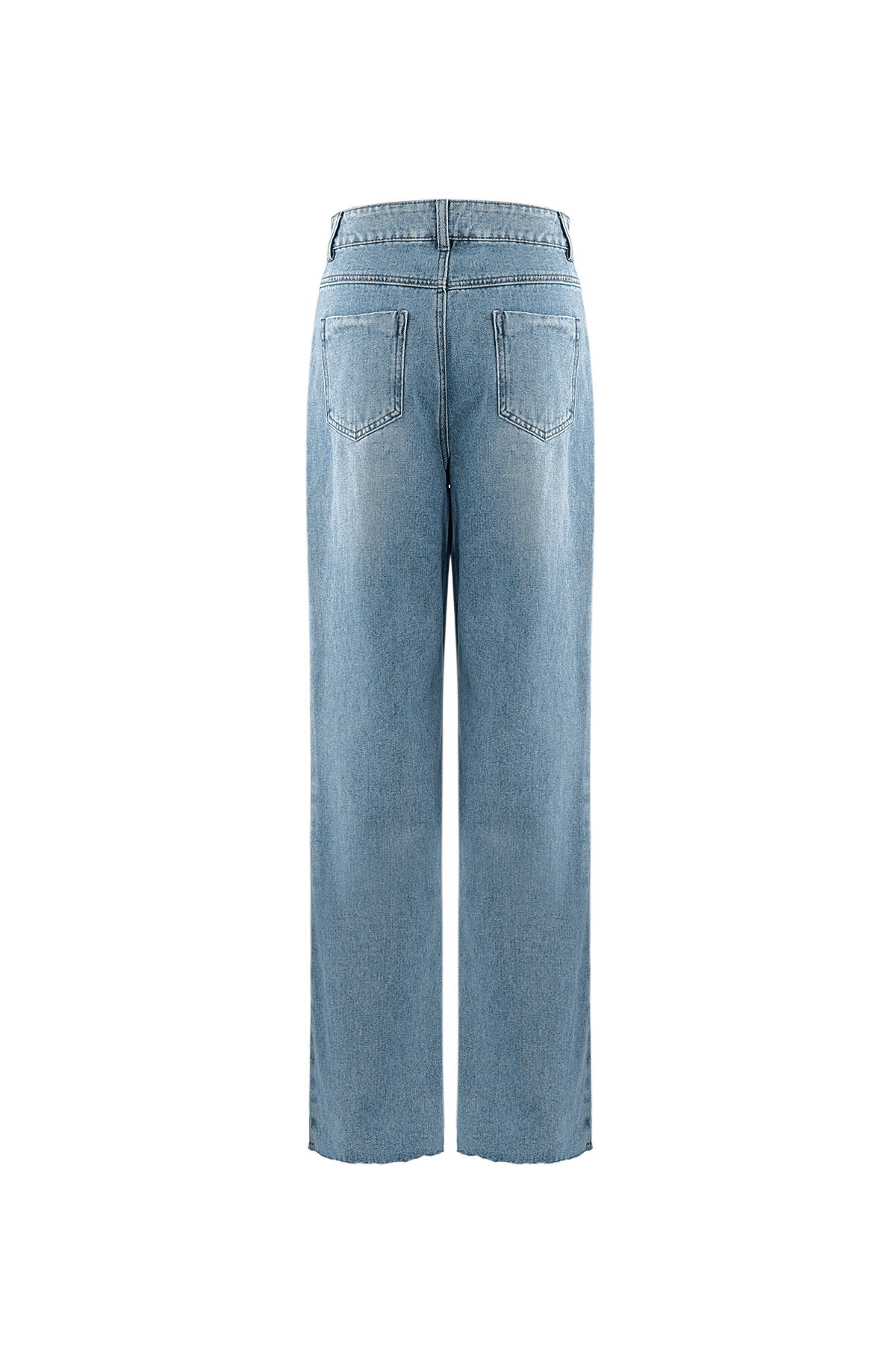 Cotton Woven Vrouwen Rechte Jeans Casual Polka Dots Afbeelding7