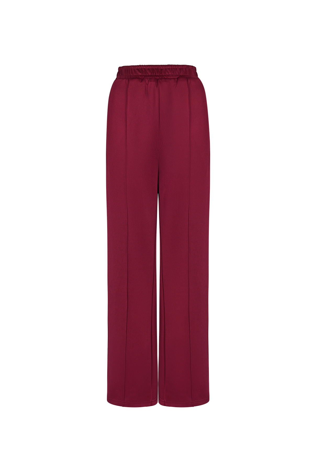 Woven Women's Straight Leg Pants Sporty Heart Pattern 2