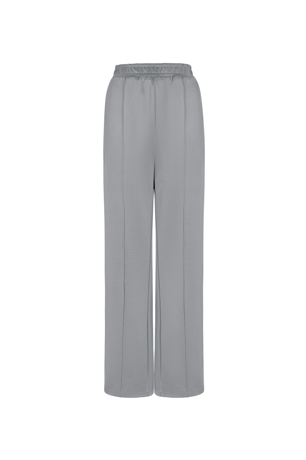 Pantalón Recto Mujer Tejido Sporty Patrón De Corazones 