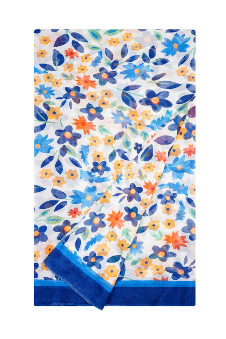 Scarf vivid floral 2