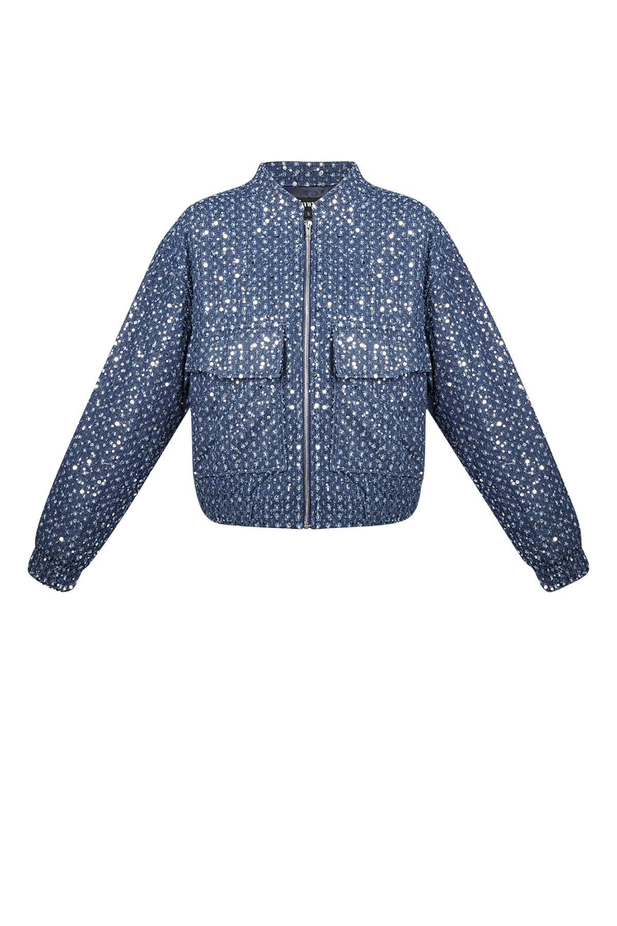 Polyester Damen Kurze Jacke Sportlich Gedrucktes Muster 2