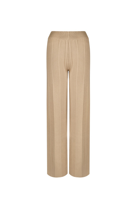 Viscose Women's Wide Leg Pants Conservative Solid Color 2