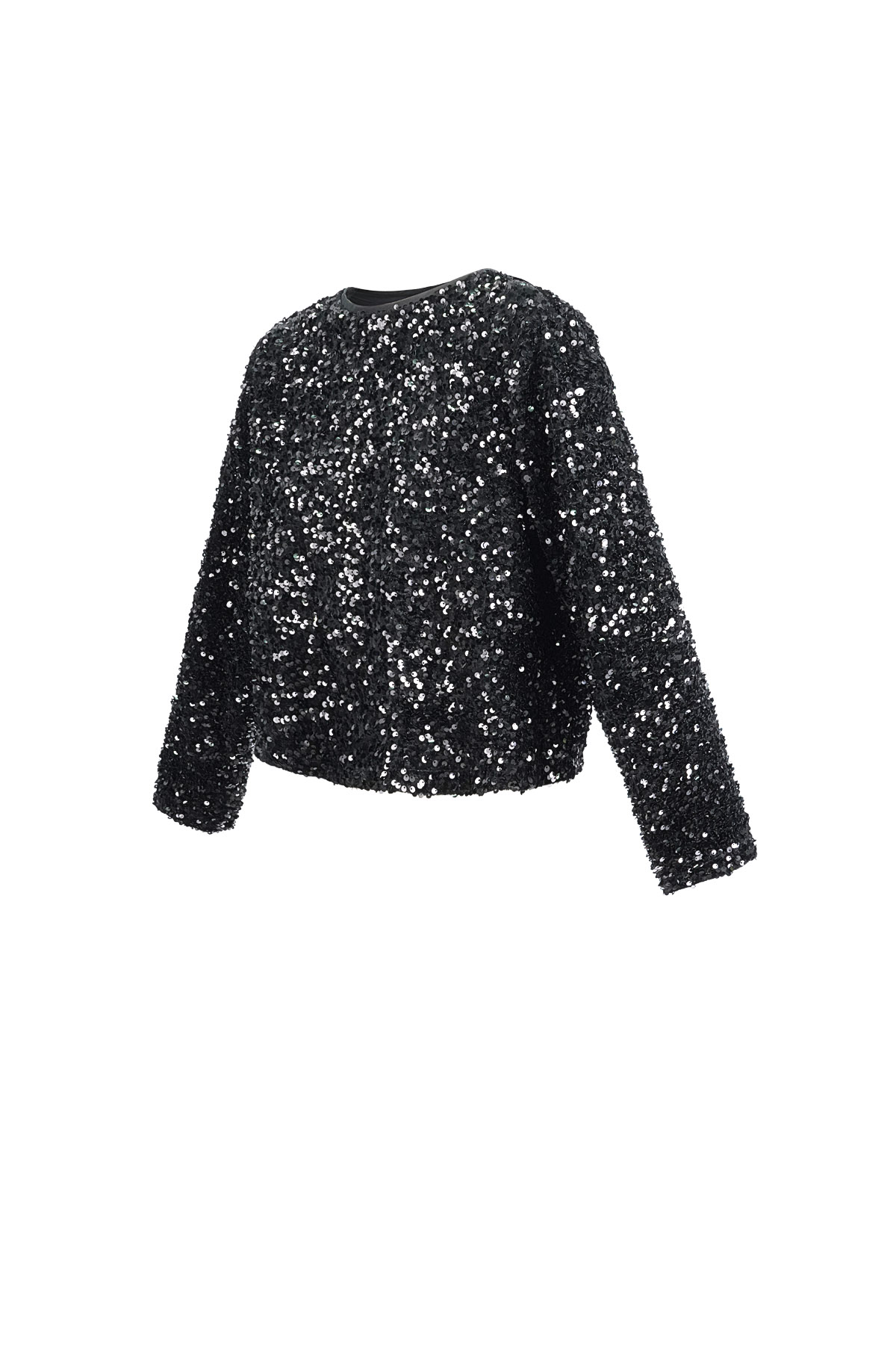 Polyester Long Sleeve Top Cropped Bow Detail h5 Picture10