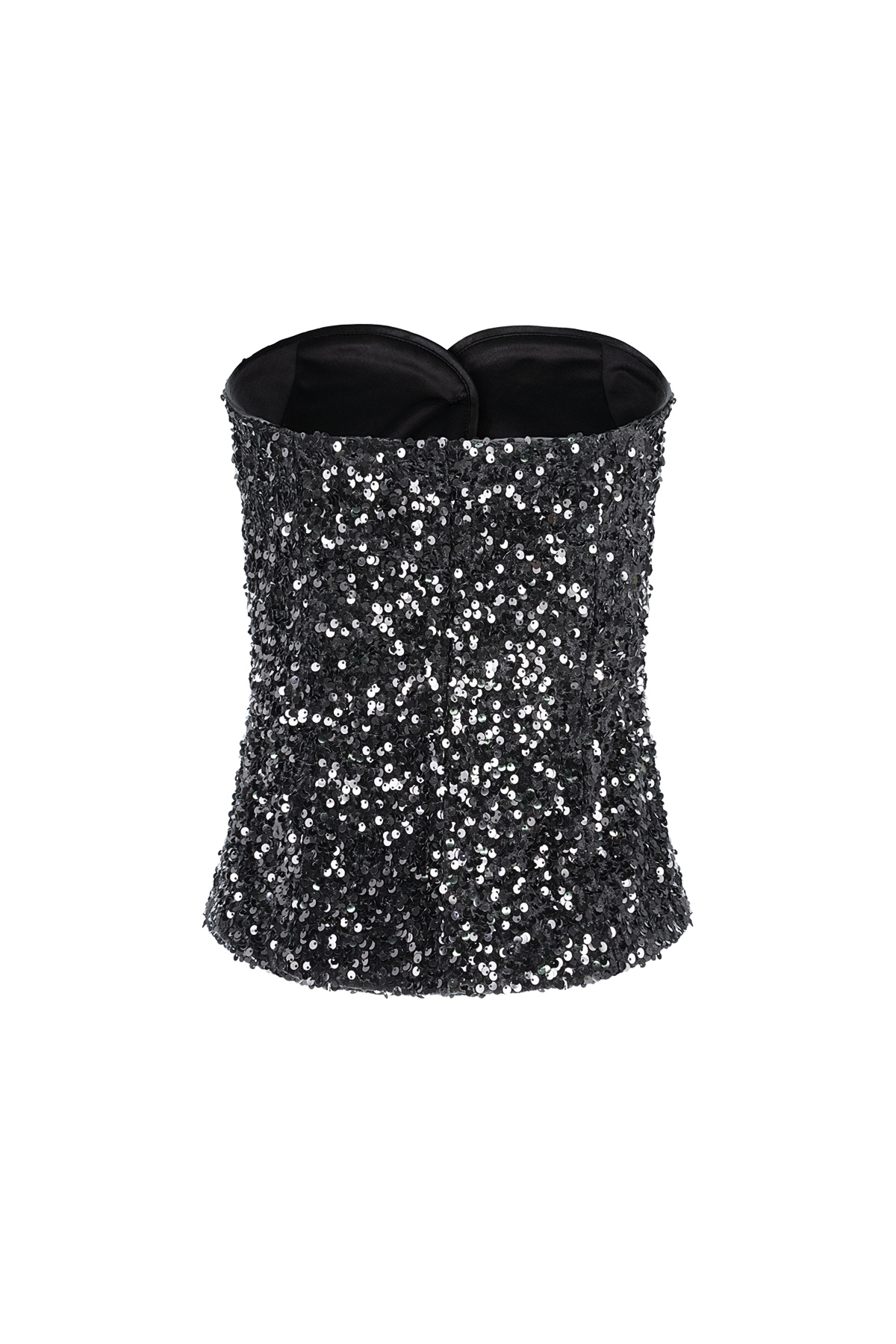 Top Senza Maniche In Poliestere Per Donna Con Paillettes Immagine12