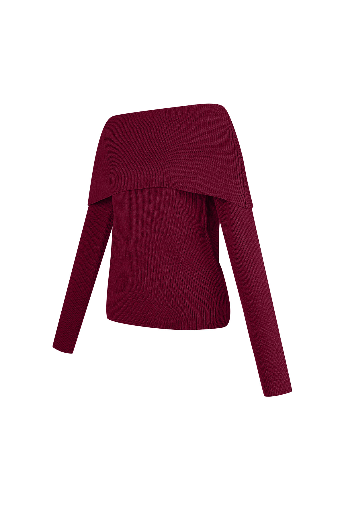 Viscose Knit Sweater Women's Off-Shoulder Design Comfortable Fit Picture2