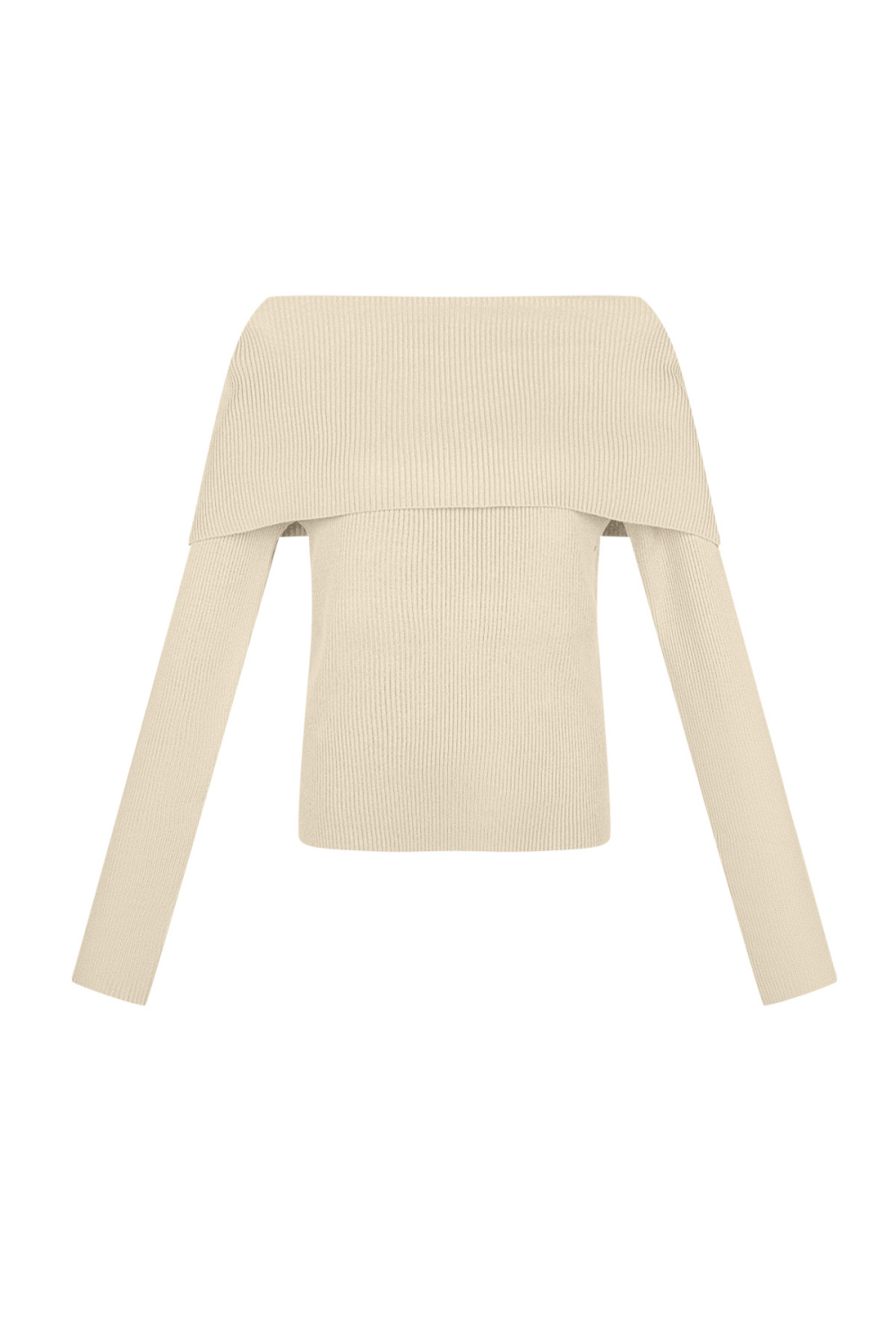 Viscose Knit Sweater Women's Off-Shoulder Design Comfortable Fit 