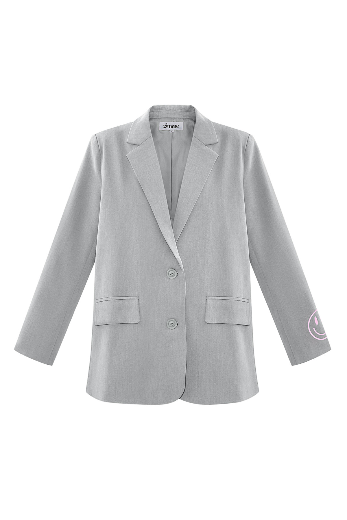 Polyester Women's Blazer Set Oversized Fit with Embroidered Logo 2