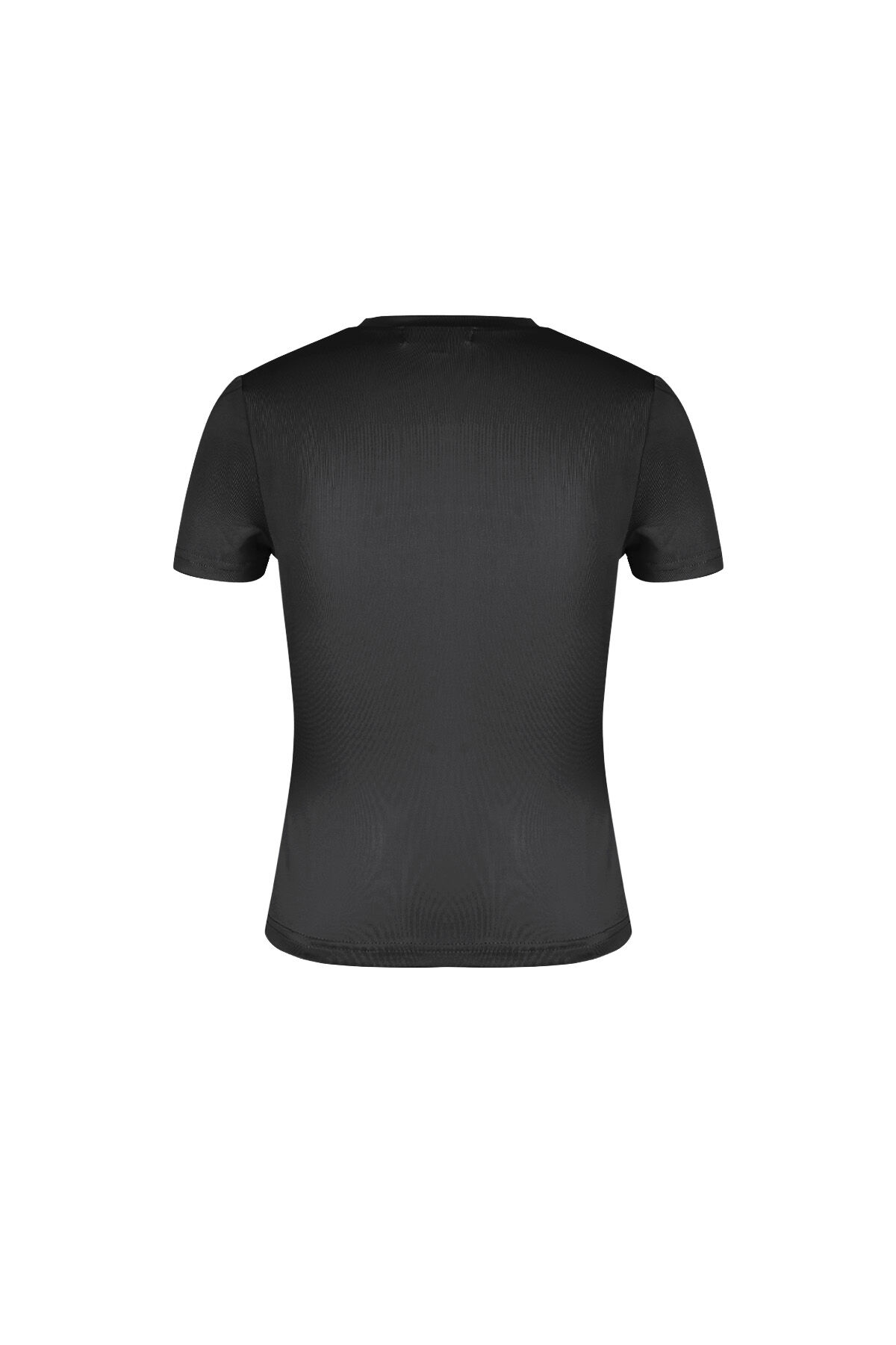 Polyester Women's Short Sleeve Top Fitted Bodycon h5 Picture10