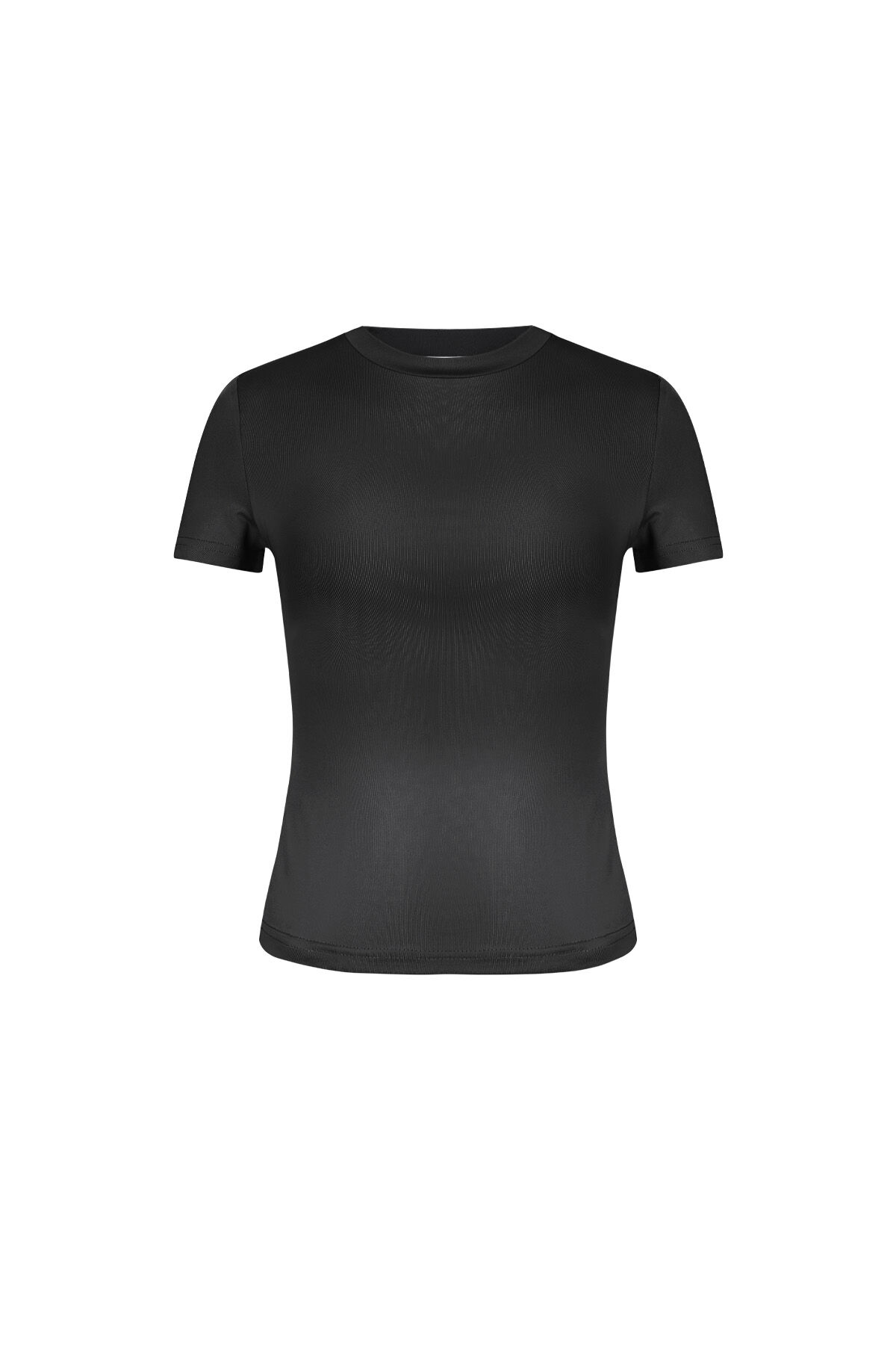 Polyester Damen Kurzarm Oberteil Passform Bodycon 2