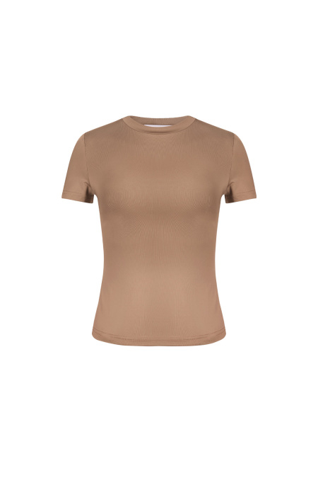 Polyester Women's Short Sleeve Top Fitted Bodycon 2