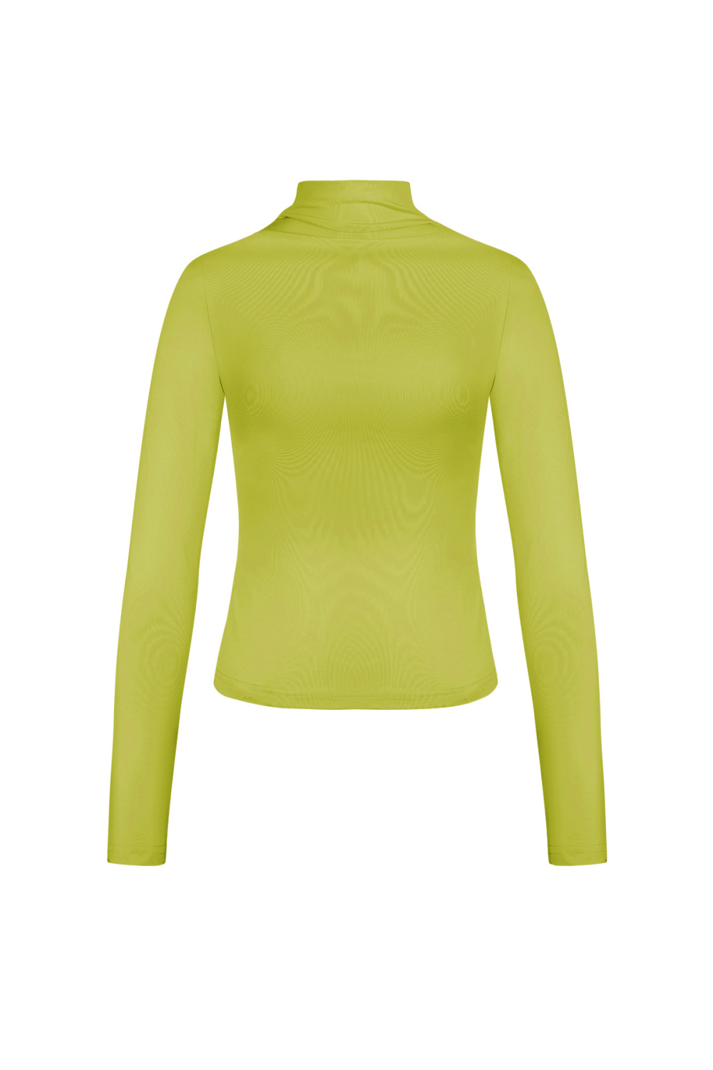 Polyester Damen Langarmshirt Rippstrick Stehkragen 