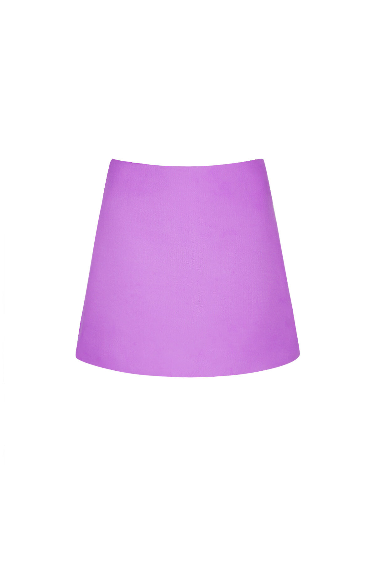 Polyester Vrouwen Minirok Solide Kleur Stretch Fit h5