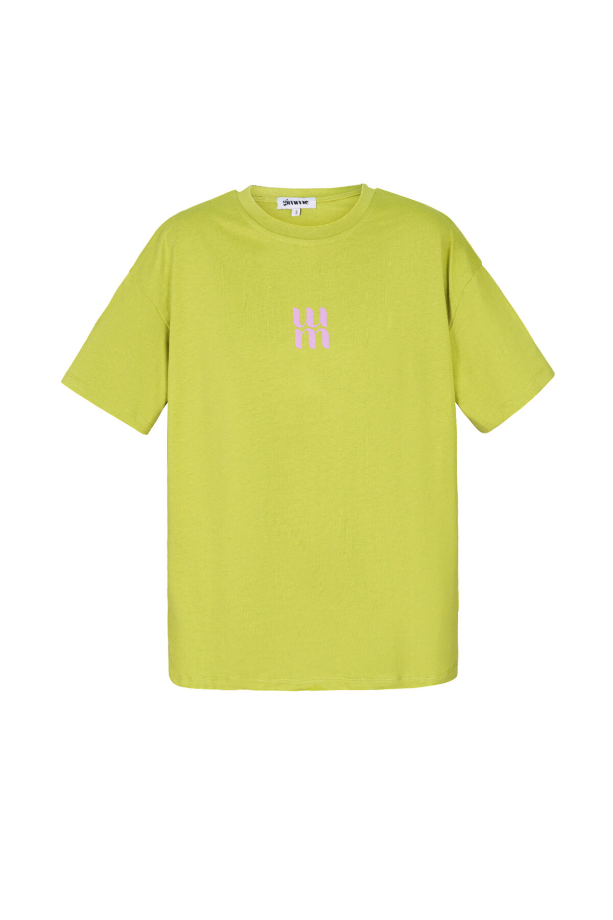 Cotton Vrouwen T-shirt Oversized Minimalistisch Logo