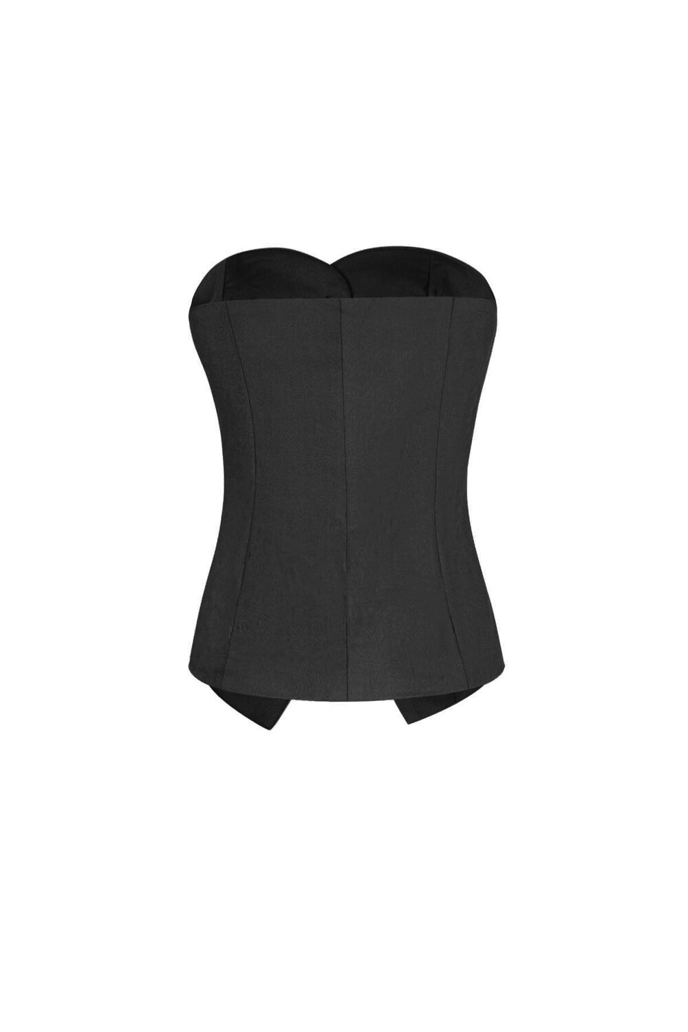 Polyester Vrouwen Mouwloze Top Gestructureerd Knopdetail h5Afbeelding8