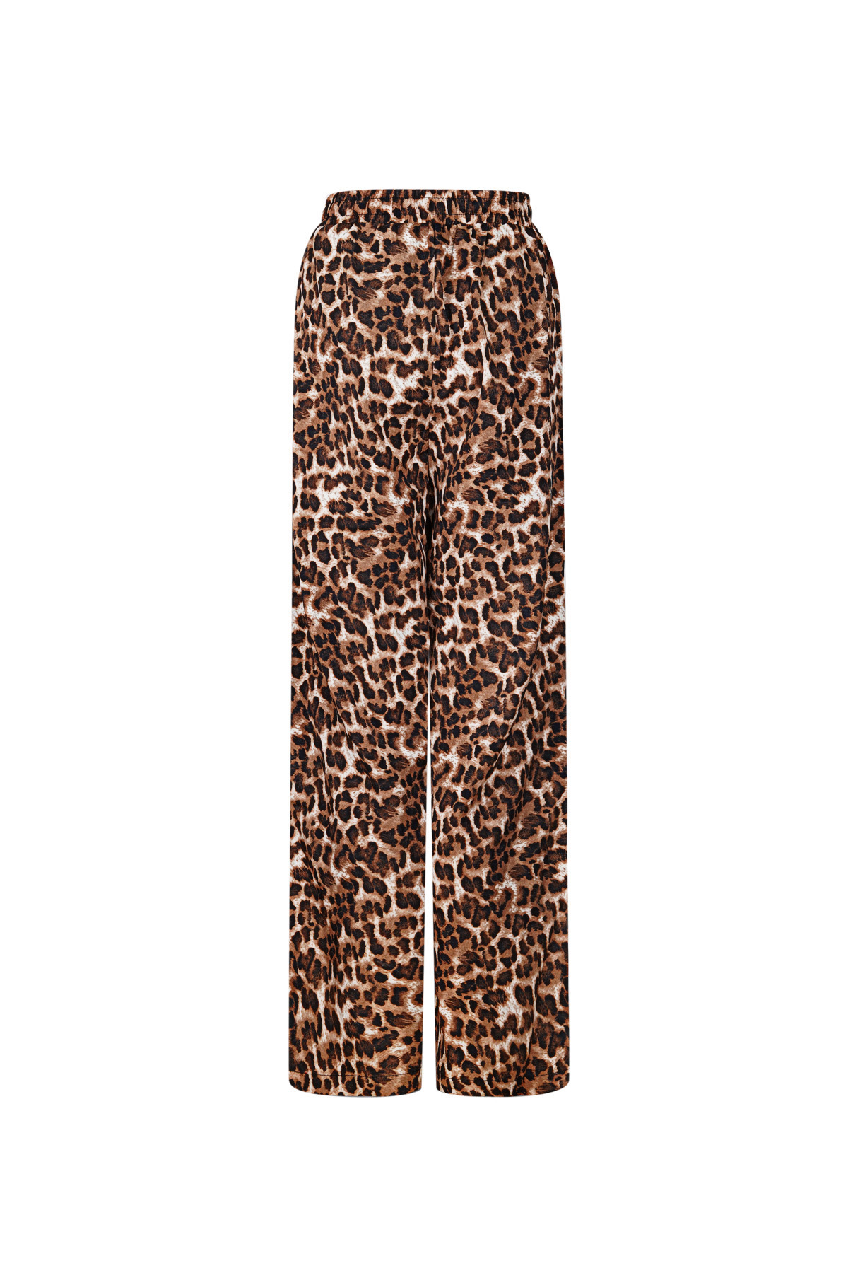 Frauenhose mit Leopardenmuster, Weitbeinig und Seitlichem Streifen h5 Bild5