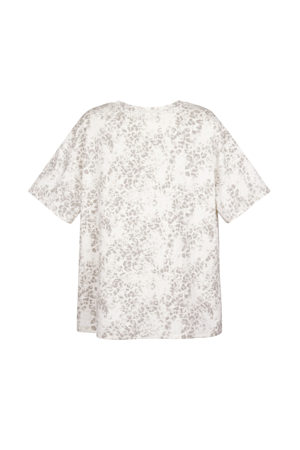 Cotton Women's T-shirt Oversized Leopard Print h5 Picture5