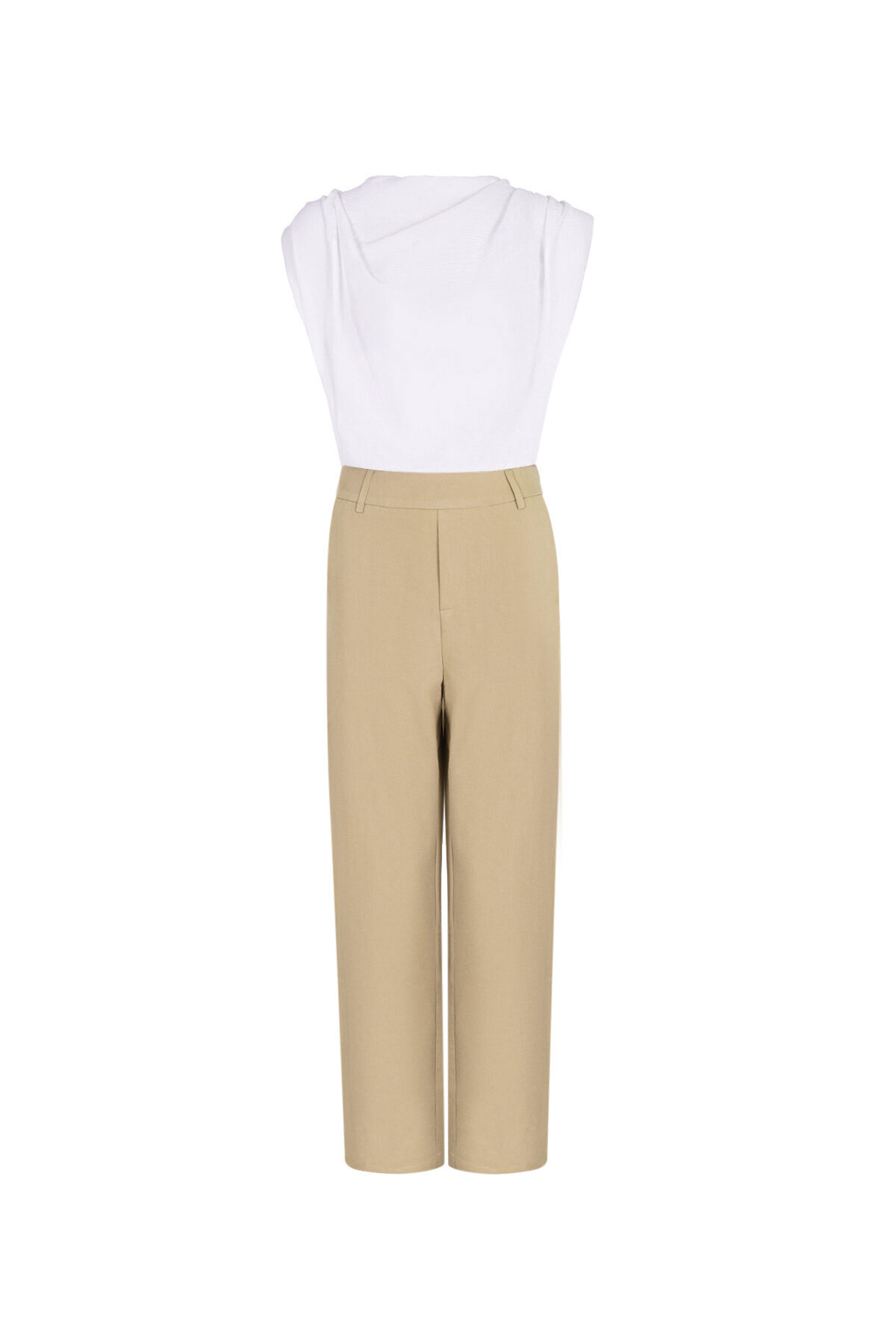 Cotton Blend Women's Wide Leg Bodysuit Spring/Summer Comfort Fit