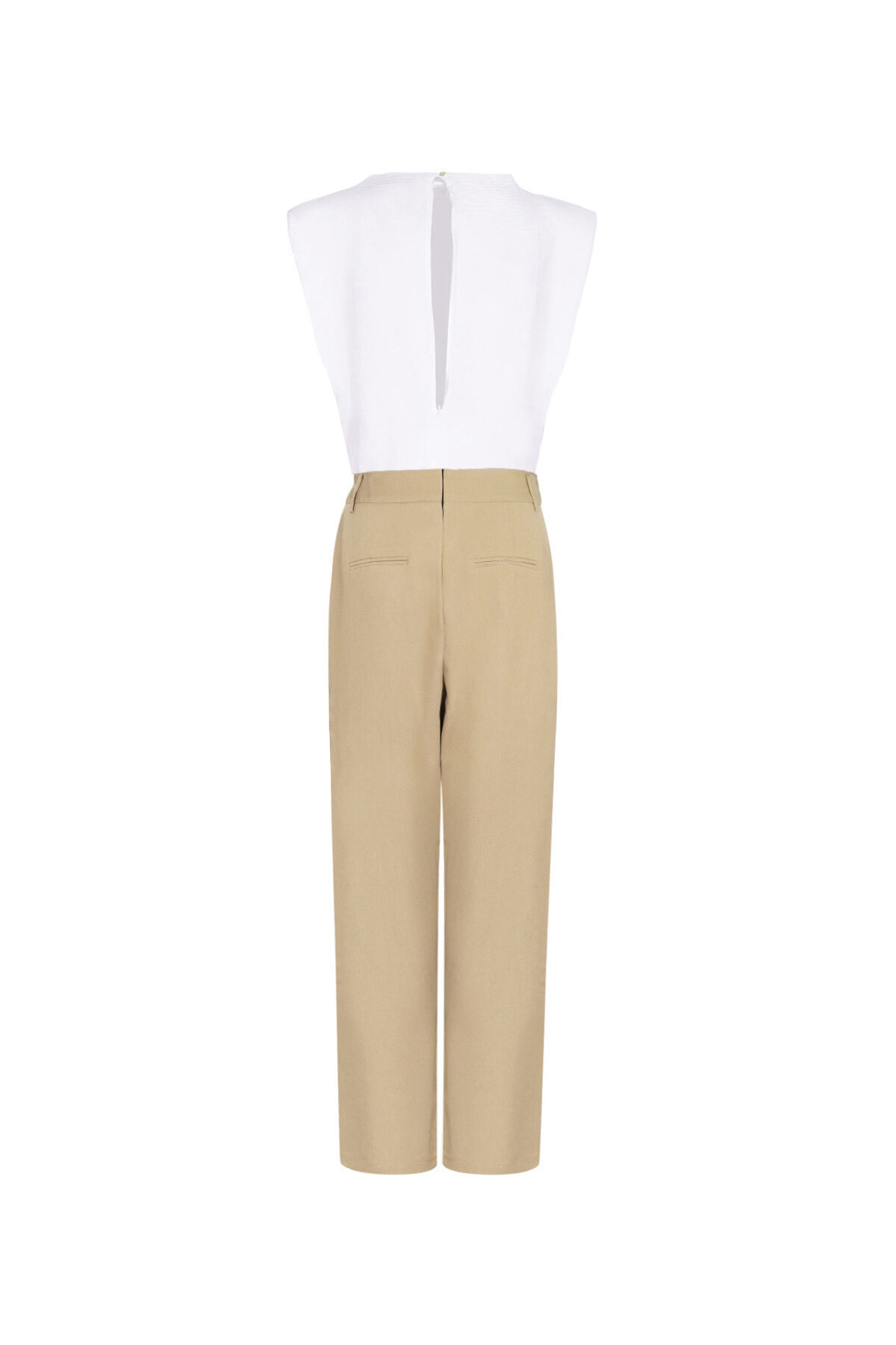 Cotton Blend Women's Wide Leg Bodysuit Spring/Summer Comfort Fit h5Picture6