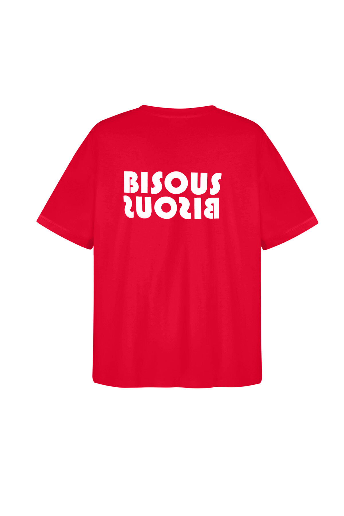 Cotton Women's T-shirt Oversized Logo Print Picture6