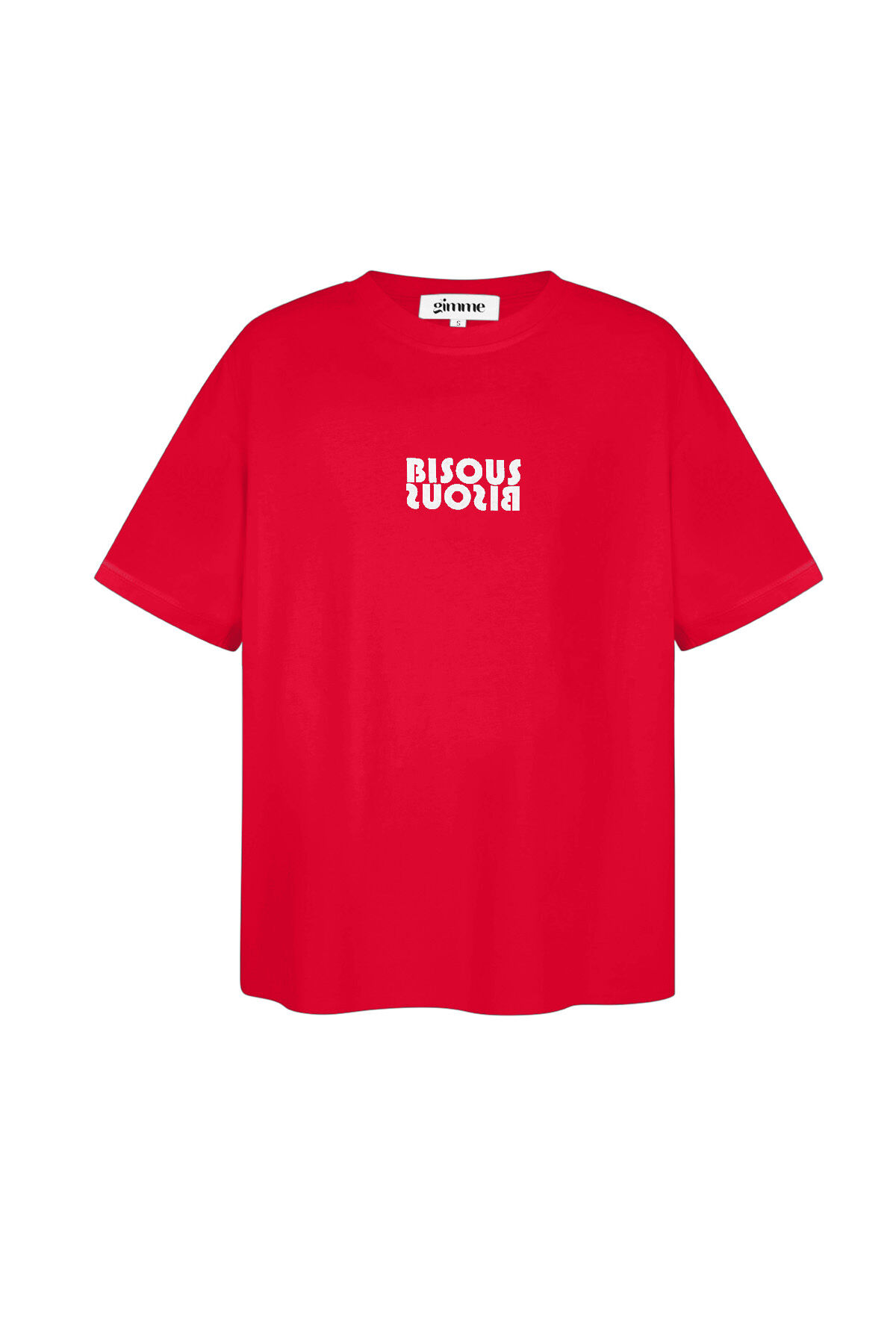 Cotton Women's T-shirt Oversized Logo Print 2