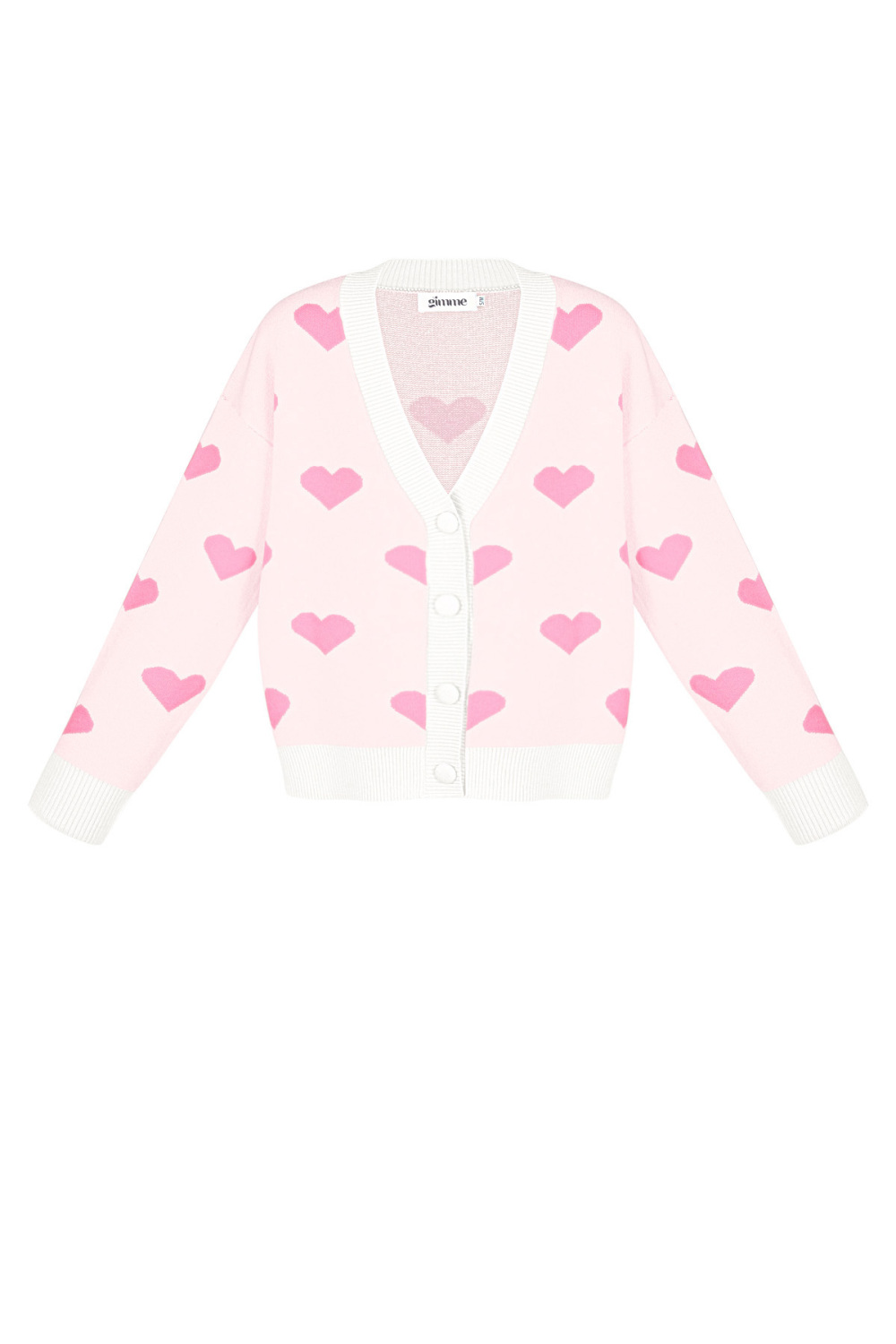 Viscosa Tejida Chaleco Mujer Divertido Estampado Corazón Otoño/Invierno 