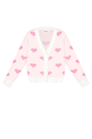 Viscosa Tejida Chaleco Mujer Divertido Estampado Corazón Otoño/Invierno h5 