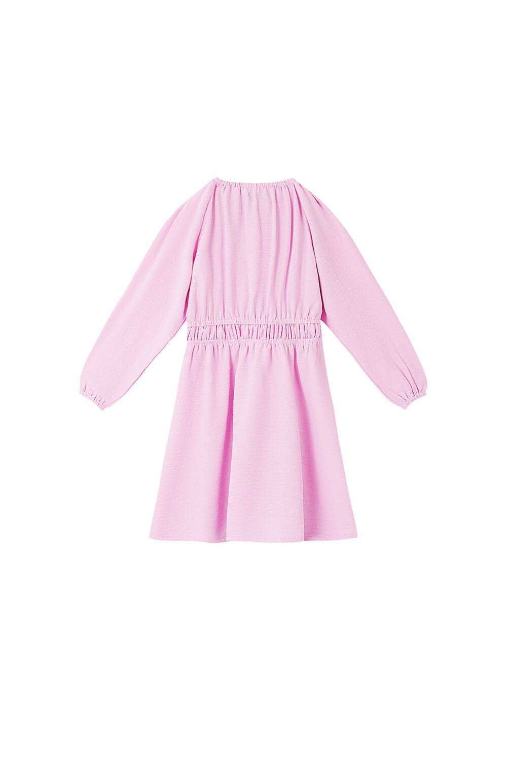 Polyester Women's Mini Dress Pleated Elastic Waist h5Picture4