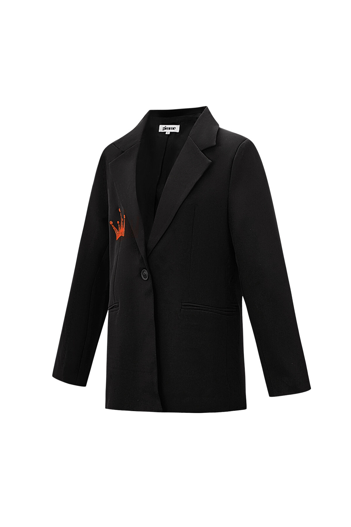 Polyester Women's Suit Blazer Crown Embroidery h5 Picture2