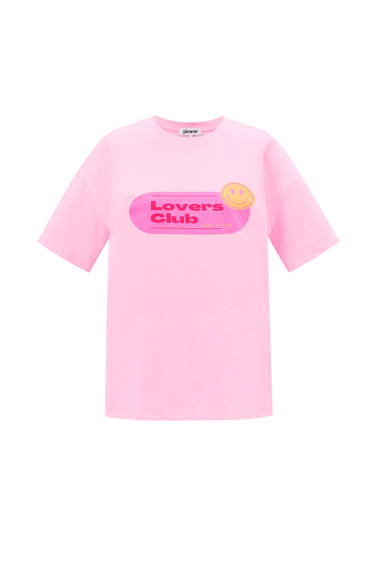 Cotton Women's T-shirt Street Random Print 