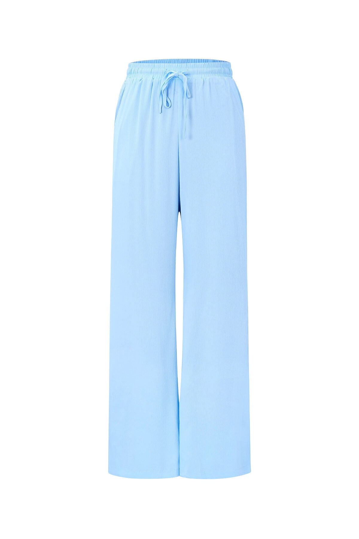 Gewebte Polyester Damen Gerade Hosen Casual Einfarbig Frühling/Sommer h5 