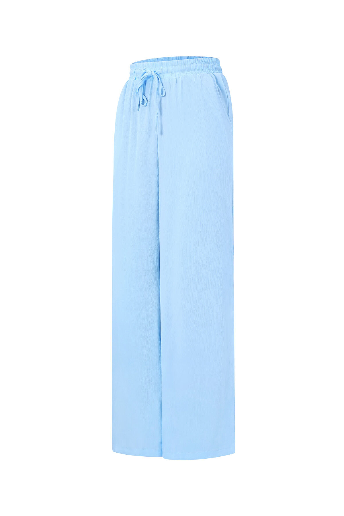 Gewebte Polyester Damen Gerade Hosen Casual Einfarbig Frühling/Sommer h5 Bild7
