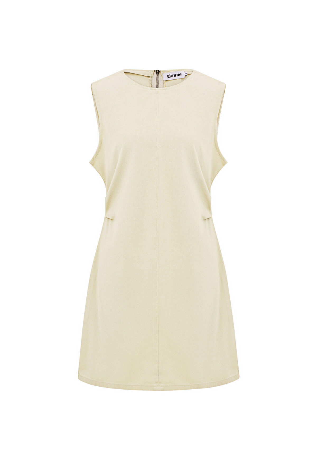 Cotton Vrouwen Mini Jurk Mouwloos Bodycon 2