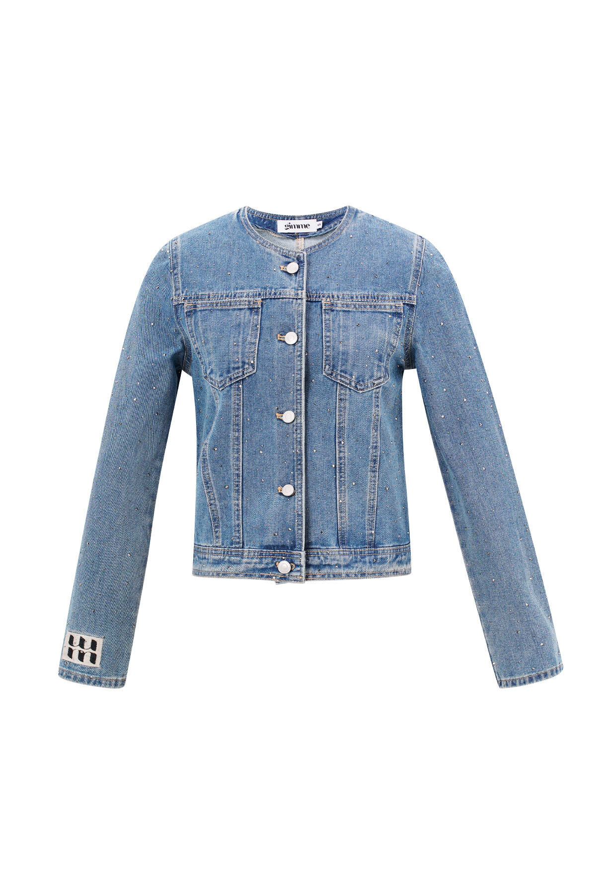 Denim Women's Cropped Jacket Classic Fit 2