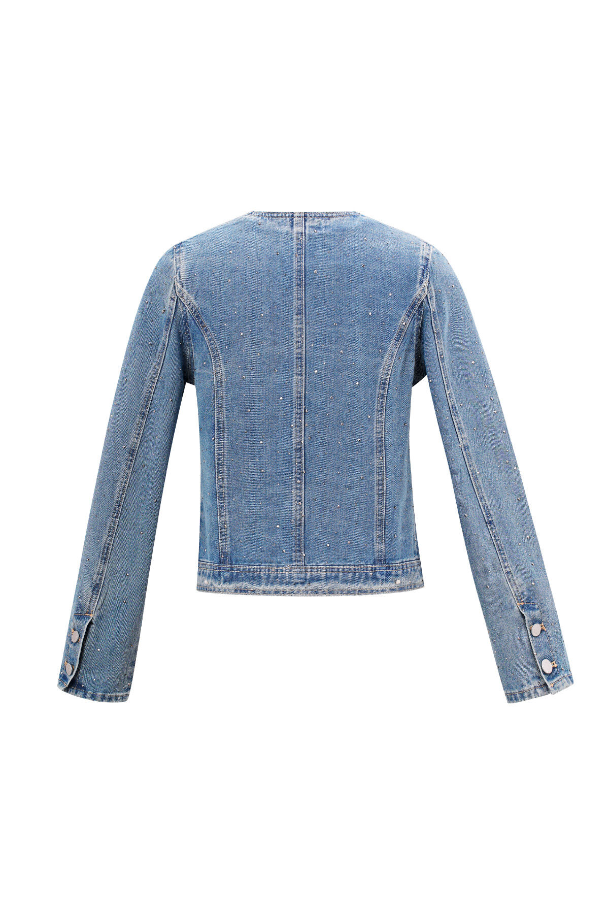 Denim Women's Cropped Jacket Classic Fit h5 Picture7