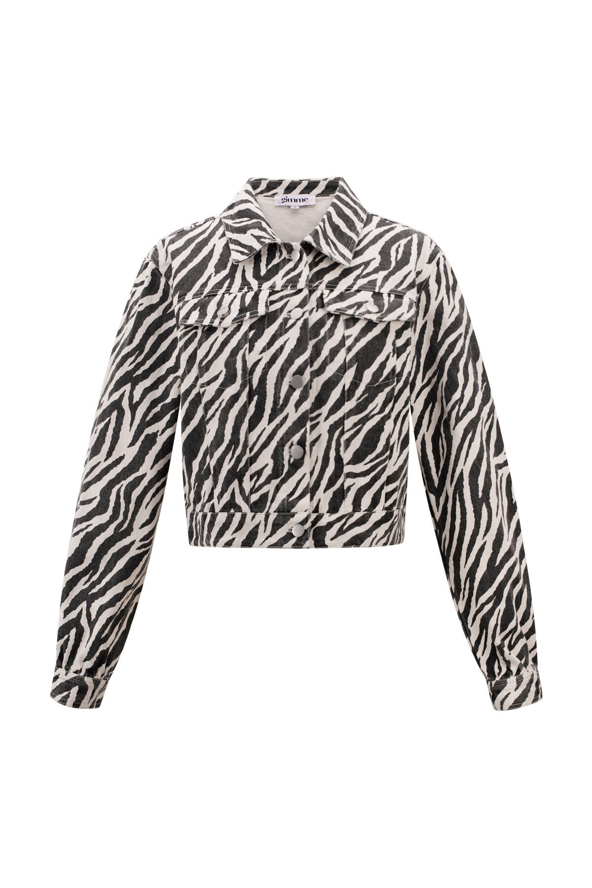 Cotton Denim Veste Femme Street Elegant Specialty Imprimé Animal 2