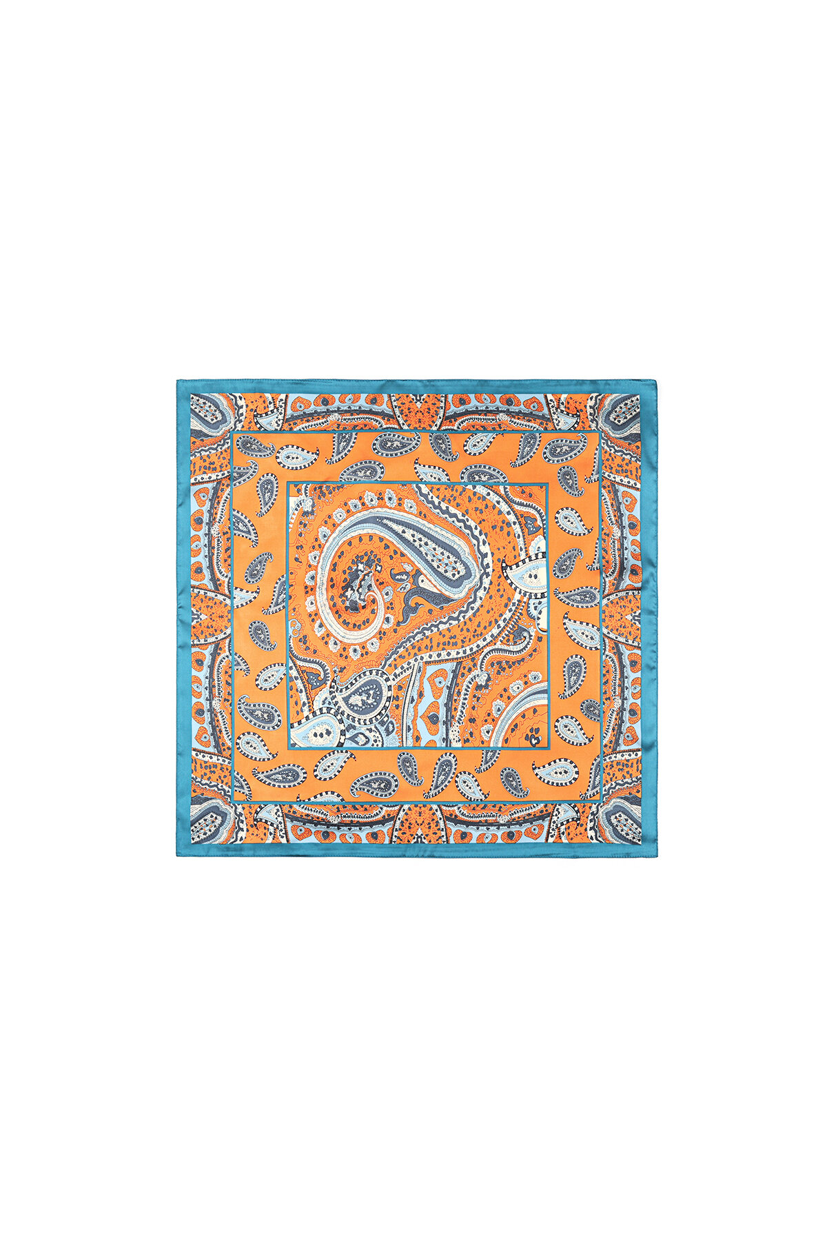 Yazlık şallar, Paisley desenli, klasik polyester, günlük aksesuarlar. h5