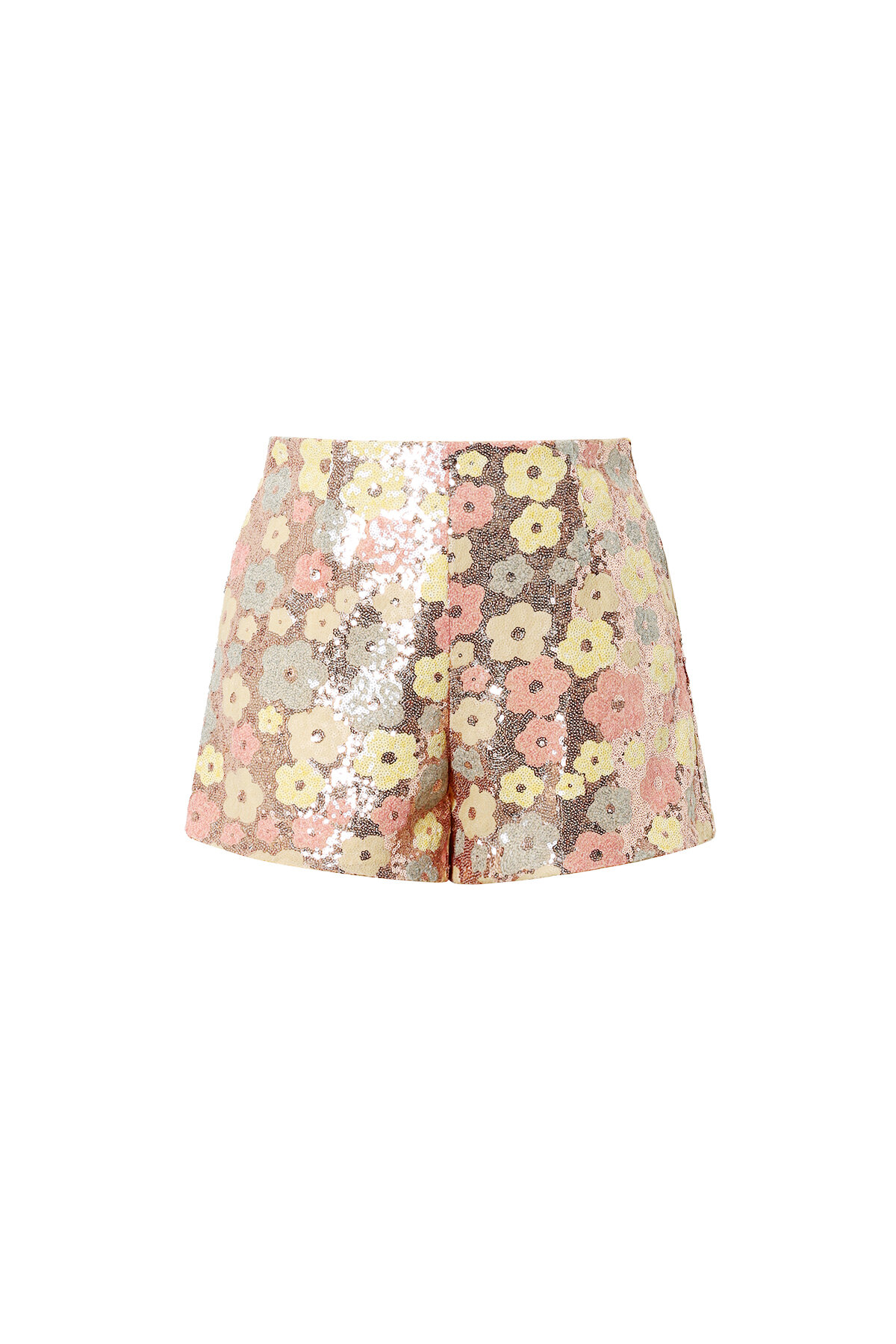 Short à sequins à fleurs fleuries h5