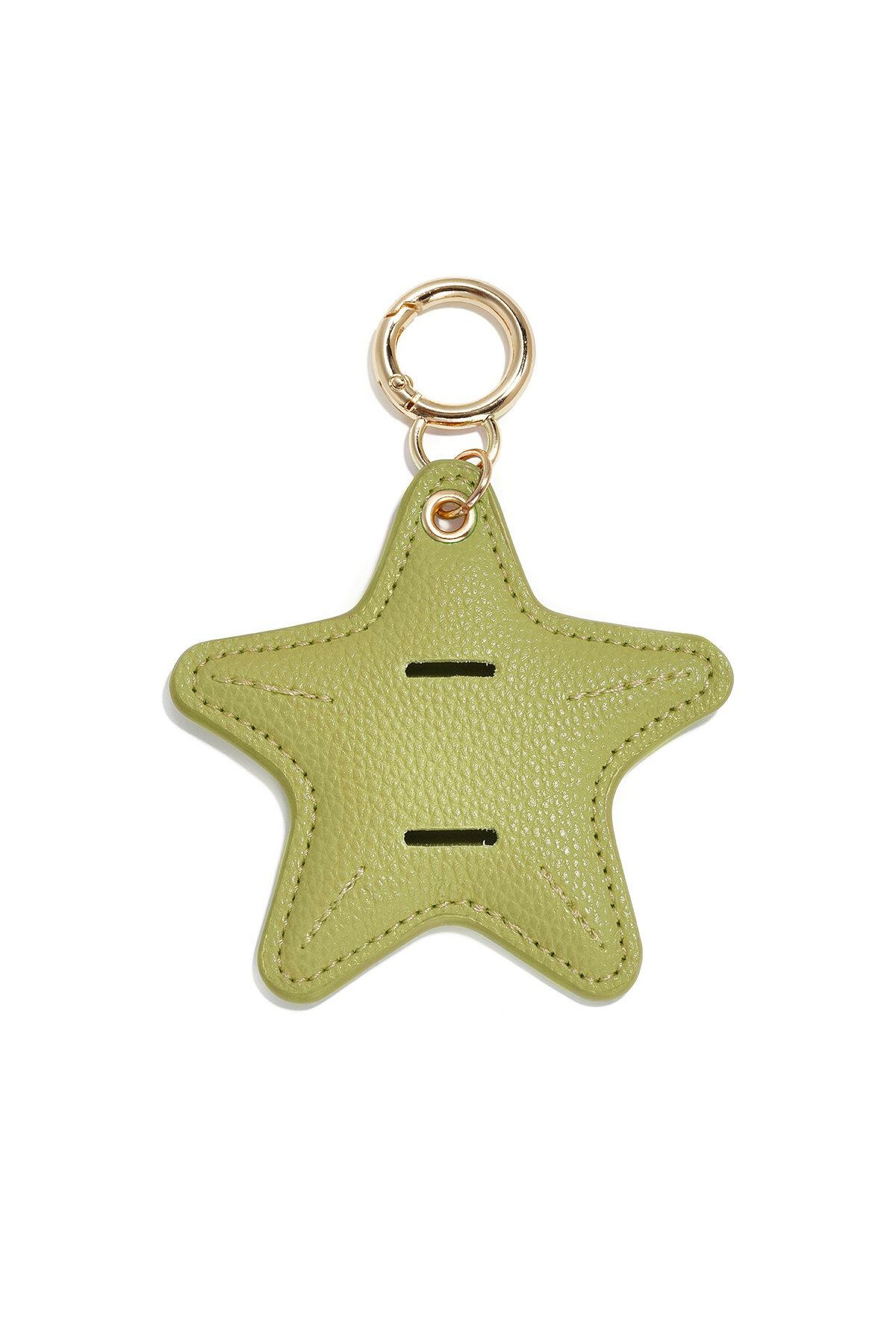 Llaveros para bolsos con forma de estrella, estilo casual, de piel sintética, accesorios diarios. h5 