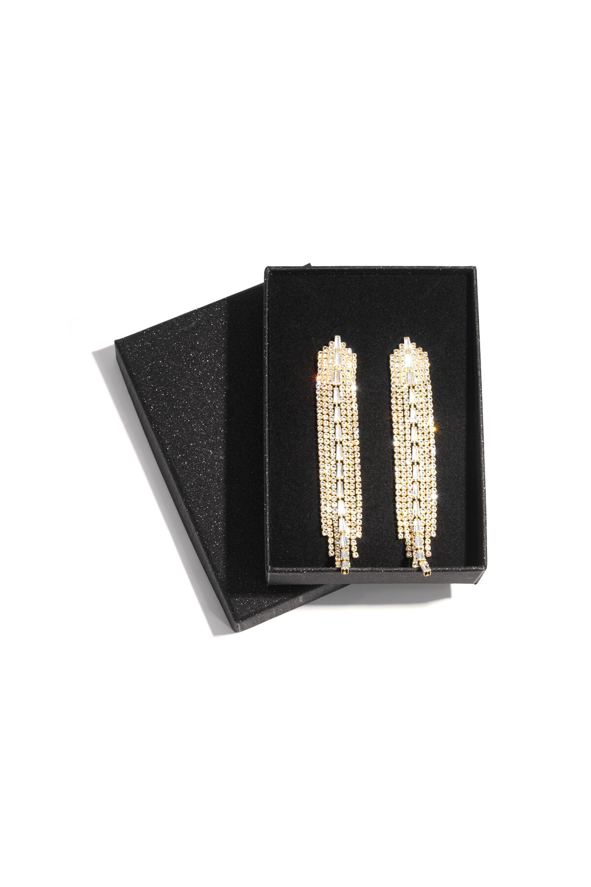 Kupfer Baumeln Ohrringe Geometrische Elegante Weihnachten Luxuriöse Serie frauen schmuck h5 Bild2