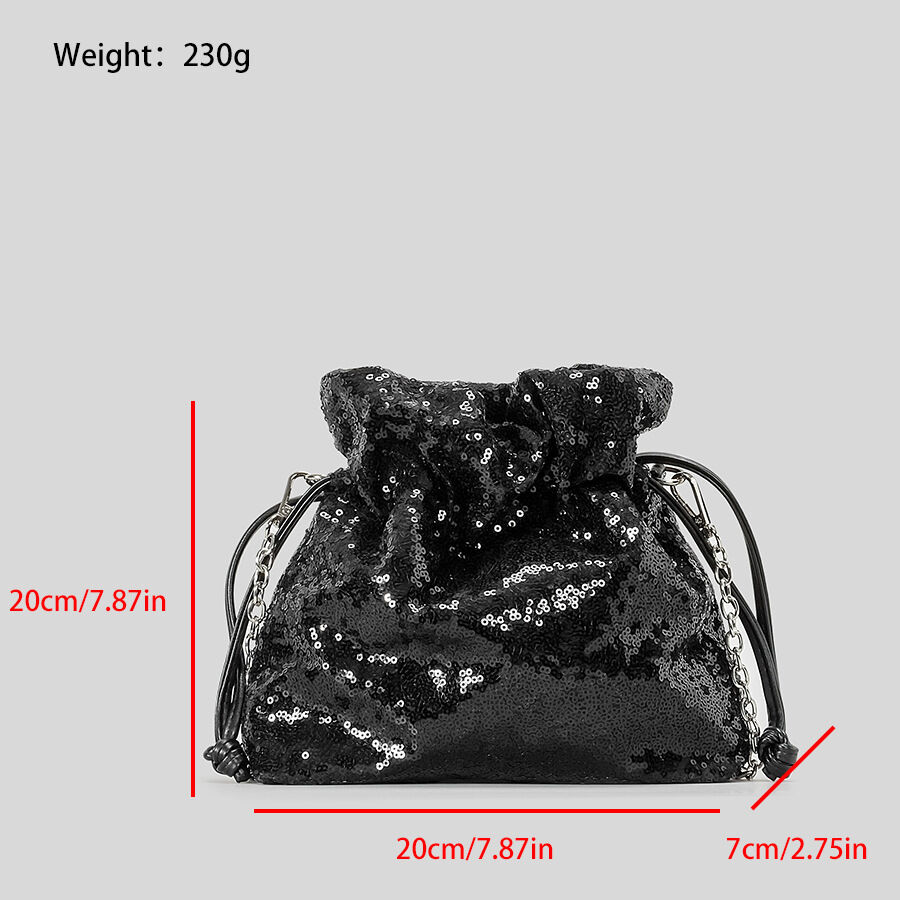 1 Piece Luxurious Stylish Sequin Elegant Women's Handbags h5Picture7
